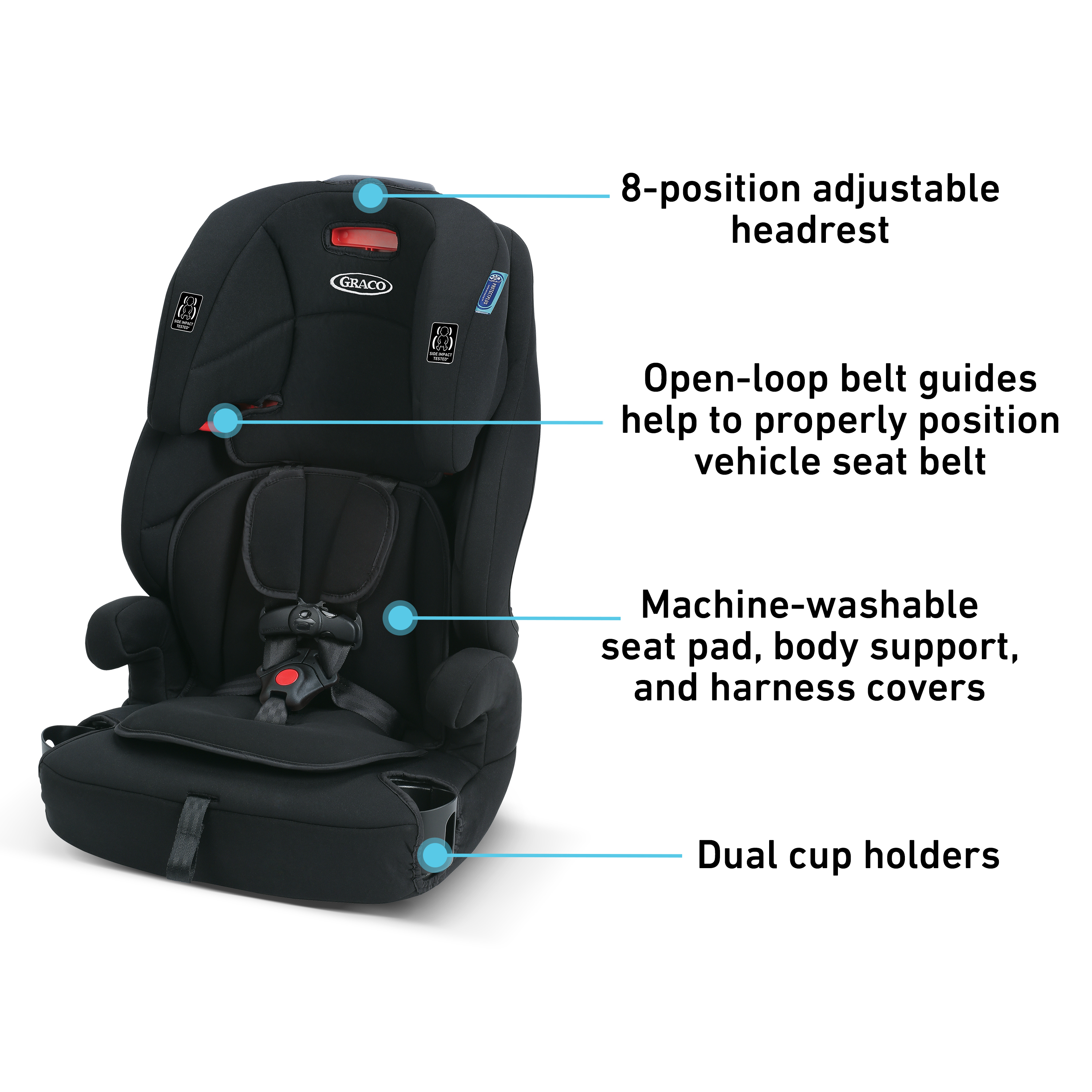 Gracobaby Tranzitions™ 3-in-1 Harness Booster