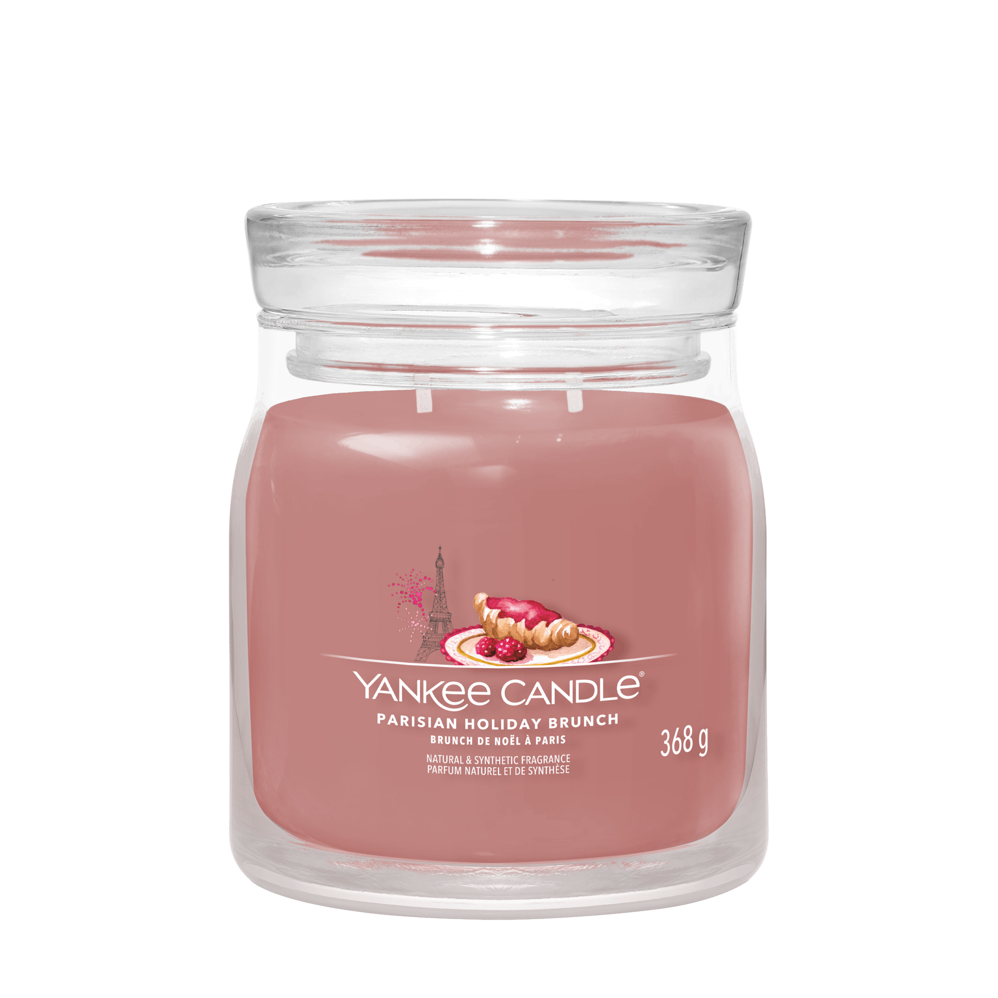 Parisian Holiday Brunch Yankee Candle, Pink, 9.3cm X 11.4cm , Fruity