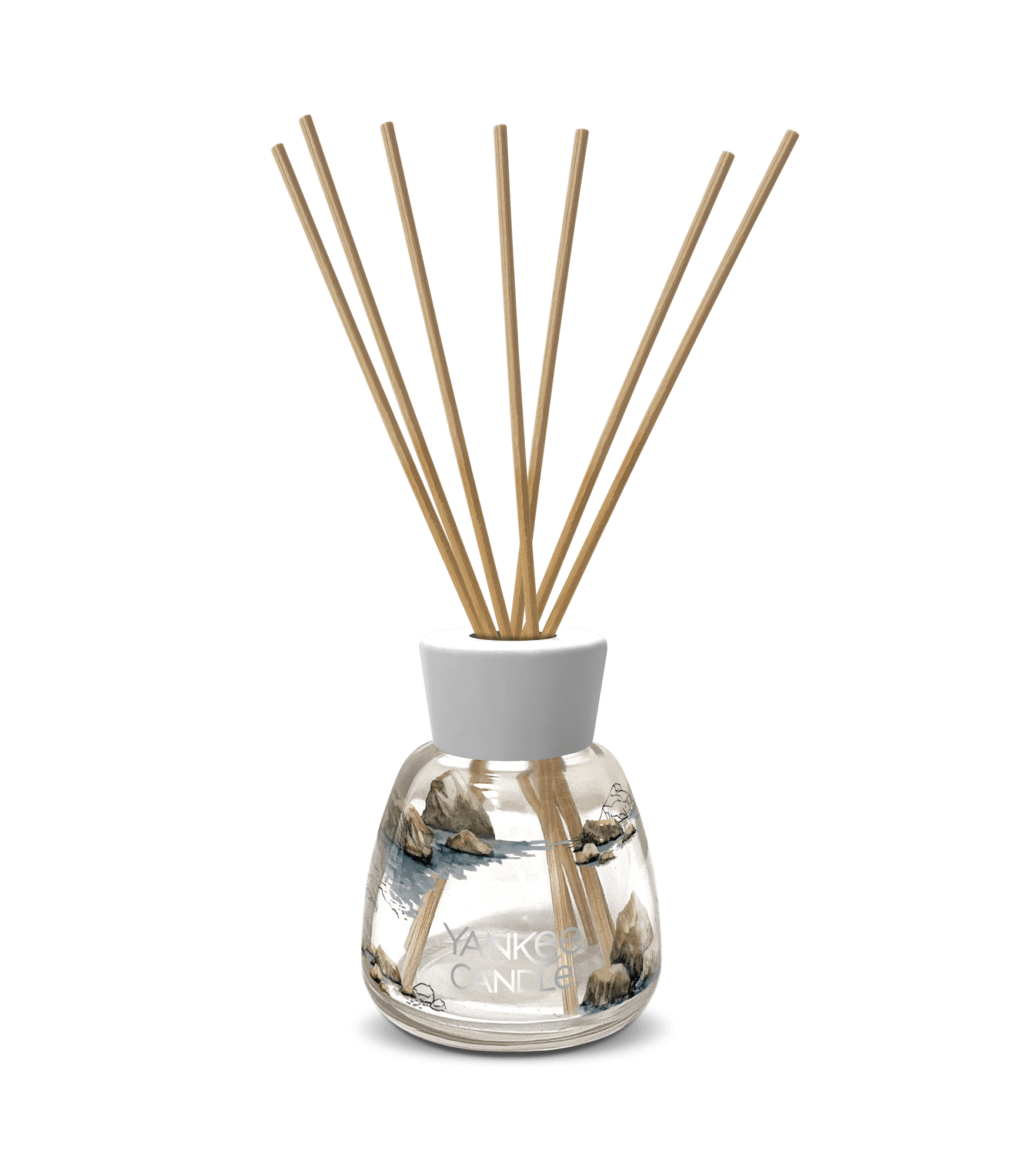 Amber & Sandalwood Signature Reed Diffuser Yankee Candle, Brown, 7.9cm X 7.9cm X 24.1cm , Sweet & Spicy