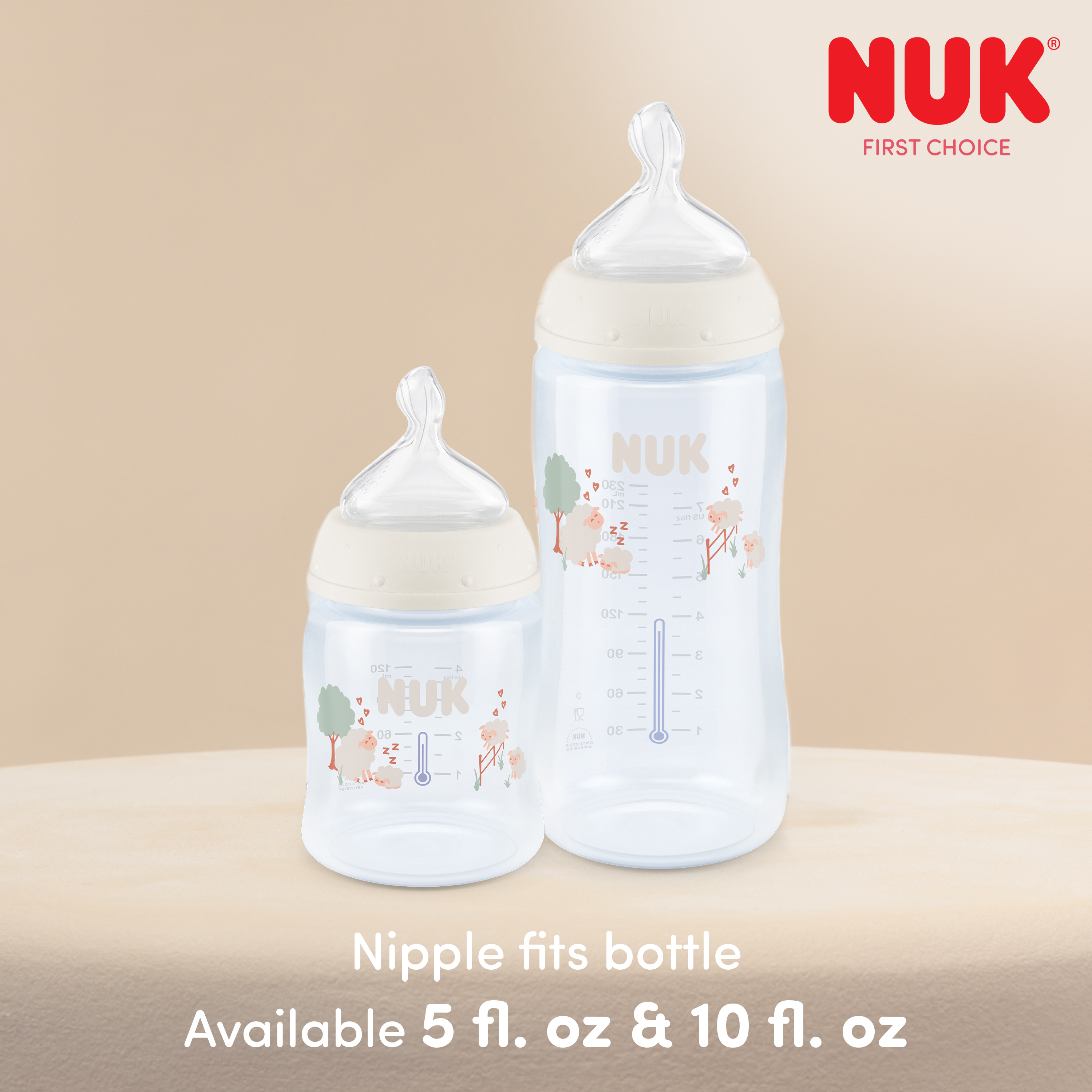 NUK® First Choice Smooth Flow™ Nipple Replacement, Fast Flow | NUK