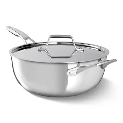 Premier Stainless Steel 4.5-Qt Chef's Pan with Lid