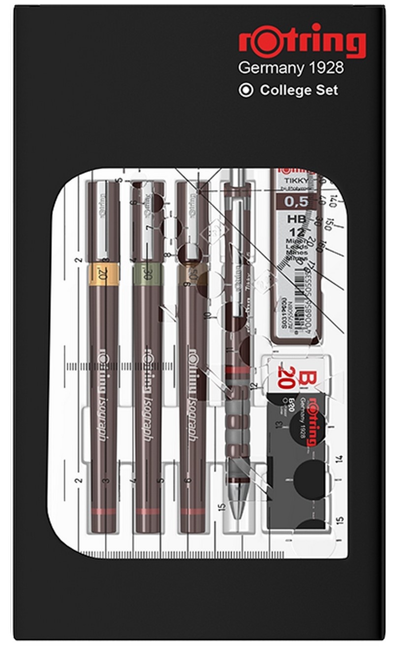 ROTRING ロットリング イソグラフカレッジセット 正規輸入品