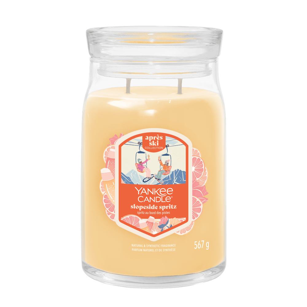 Spritz au bord des pistes Grande bougie jarre Signature - Grandes bougies Signature | Yankee Candle