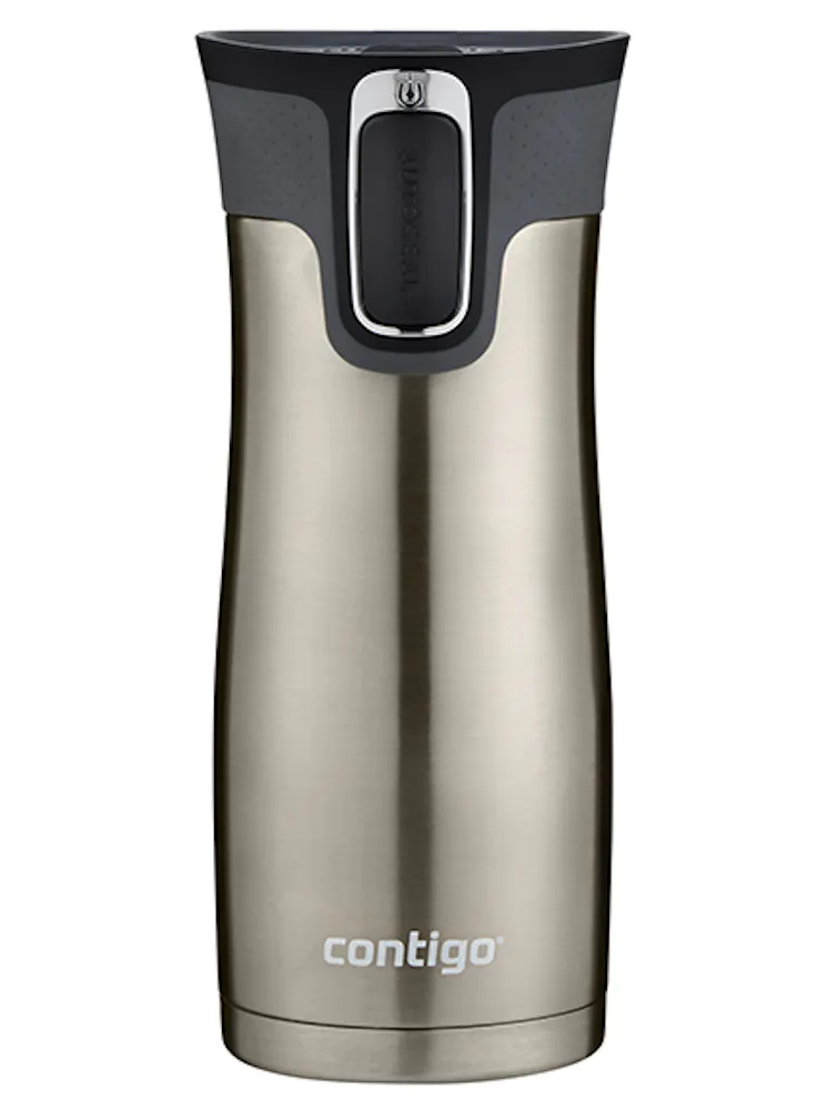 Contigo West Loop 2.0 Stainless Steel Travel Mug with AUTOSEAL Lid, 16oz, 2-Pack