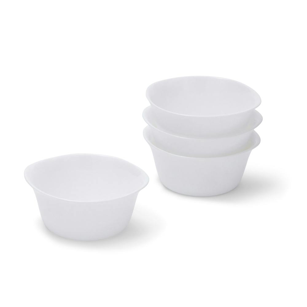 Rubbermaid® DuraLite™ Glass Bakeware, Ramekin Set, 1-Cup Ramekins, 4 ...