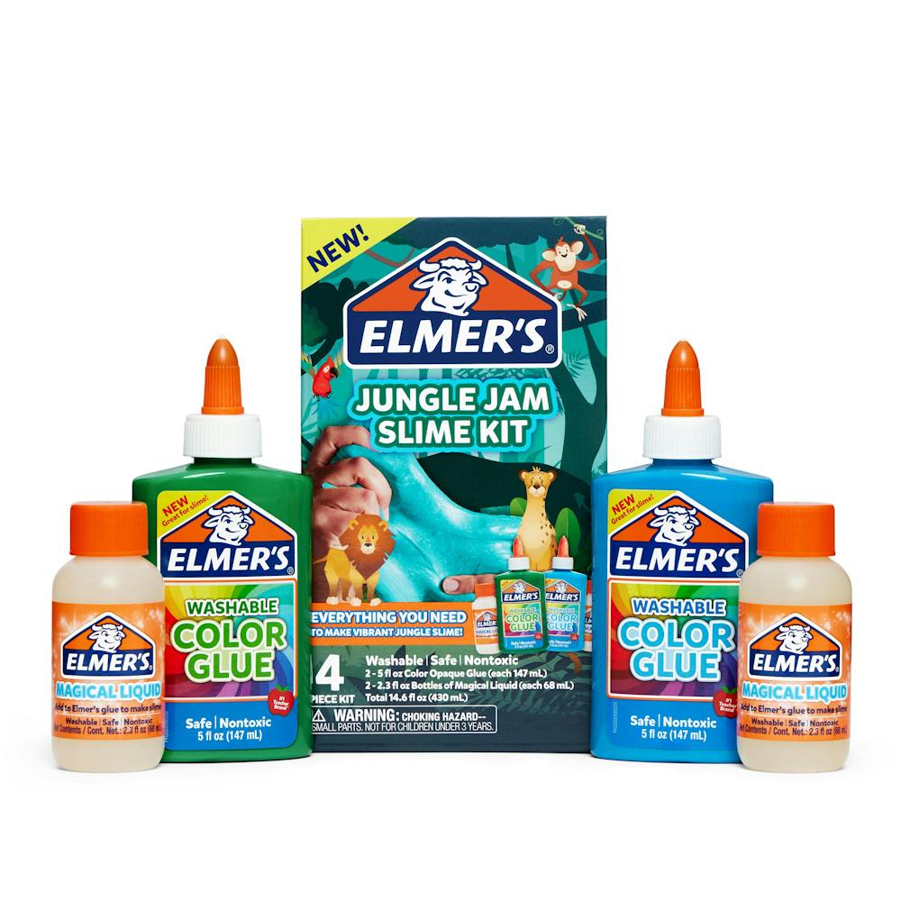 Elmer’s Jungle Jam Slime Kit, 4 Count | Elmers