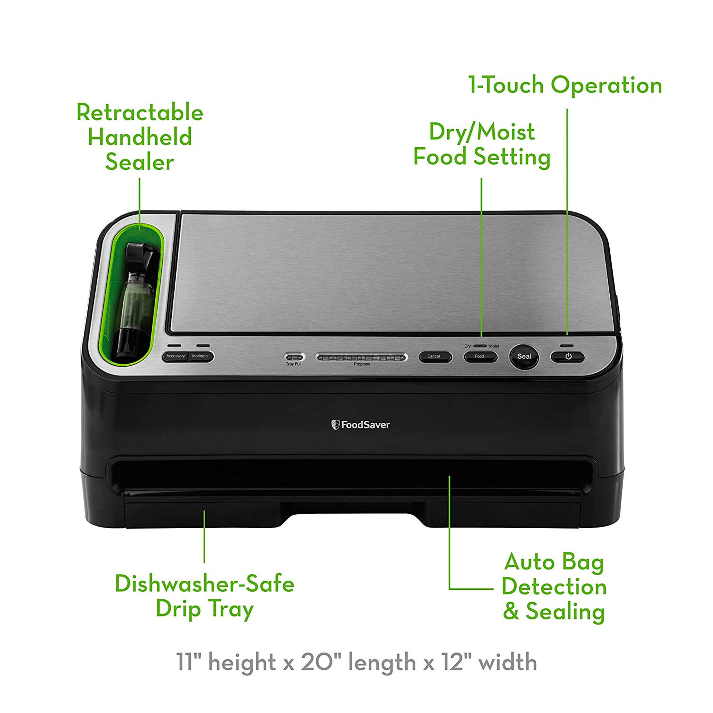 FoodSaver V4440 2-in-1 Automatic Vacuum Sealing System - Thumbnail 3