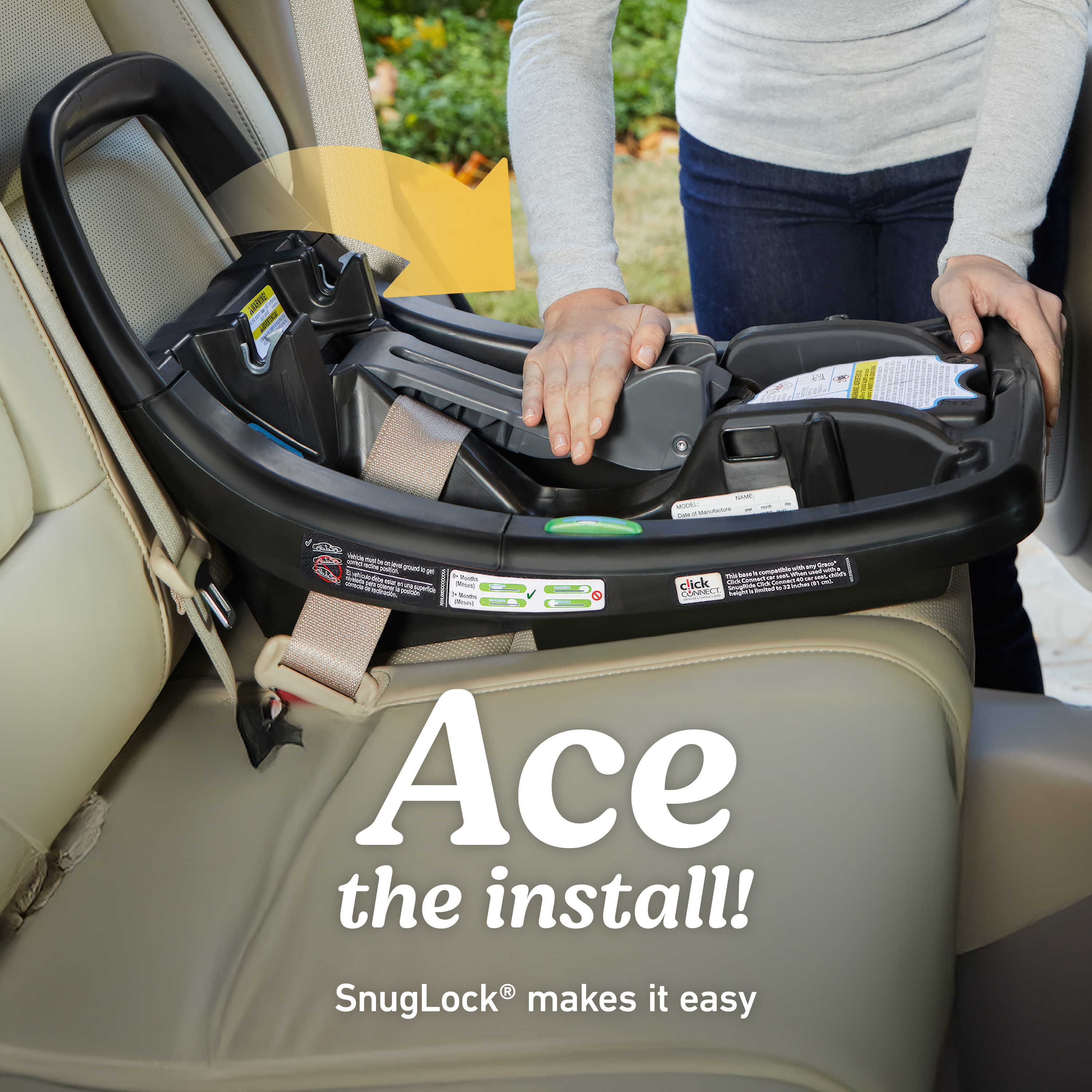 Graco Car Seat Base Graco Click Connect 30 Lx Seat Base Snug Ck 35