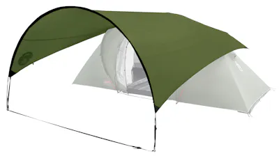 Classic Green Awning for Tunnel Tents