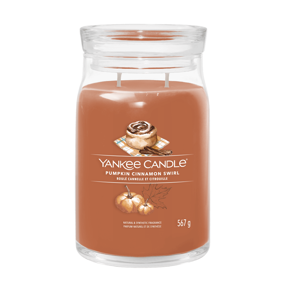 Pumpkin Cinnamon Swirl Signature Large Jar Candle Signature