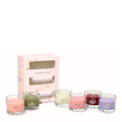 6 Mini Filled Votives Gift Set 