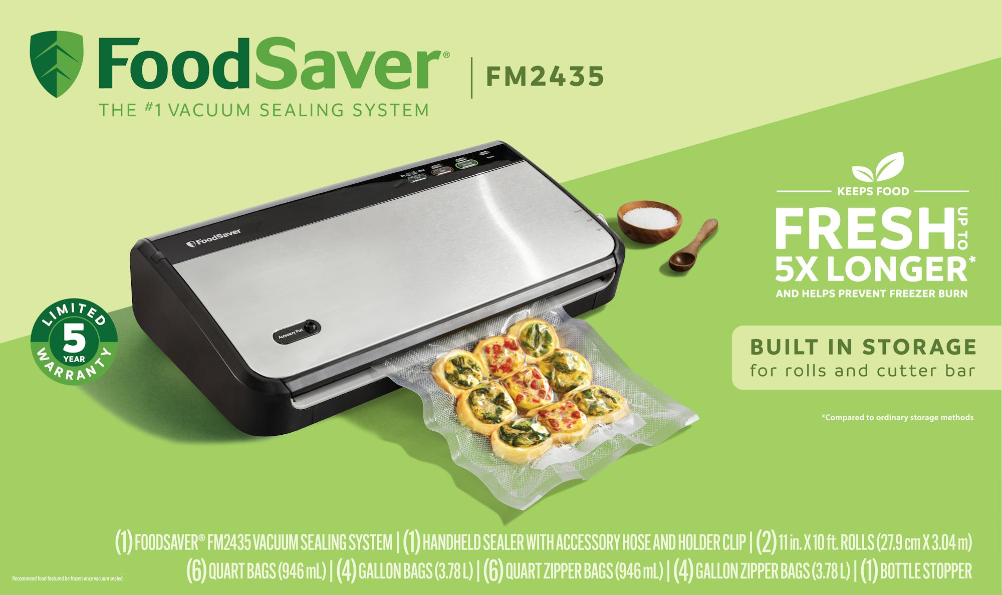 FoodSaver® FM2435 Vacuum Sealing store System