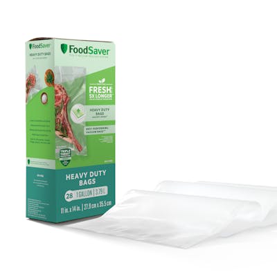 FoodSaver® Heavy Duty Gallon Vacuum Seal Bags, 28pk with Triple Threat Protection