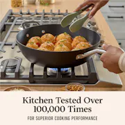 Calphalon® Hard-Anodized Nonstick 12" Jumbo Frying Pan with Lid