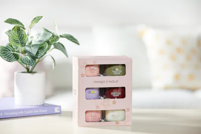 6 Mini Filled Votives Gift Set 