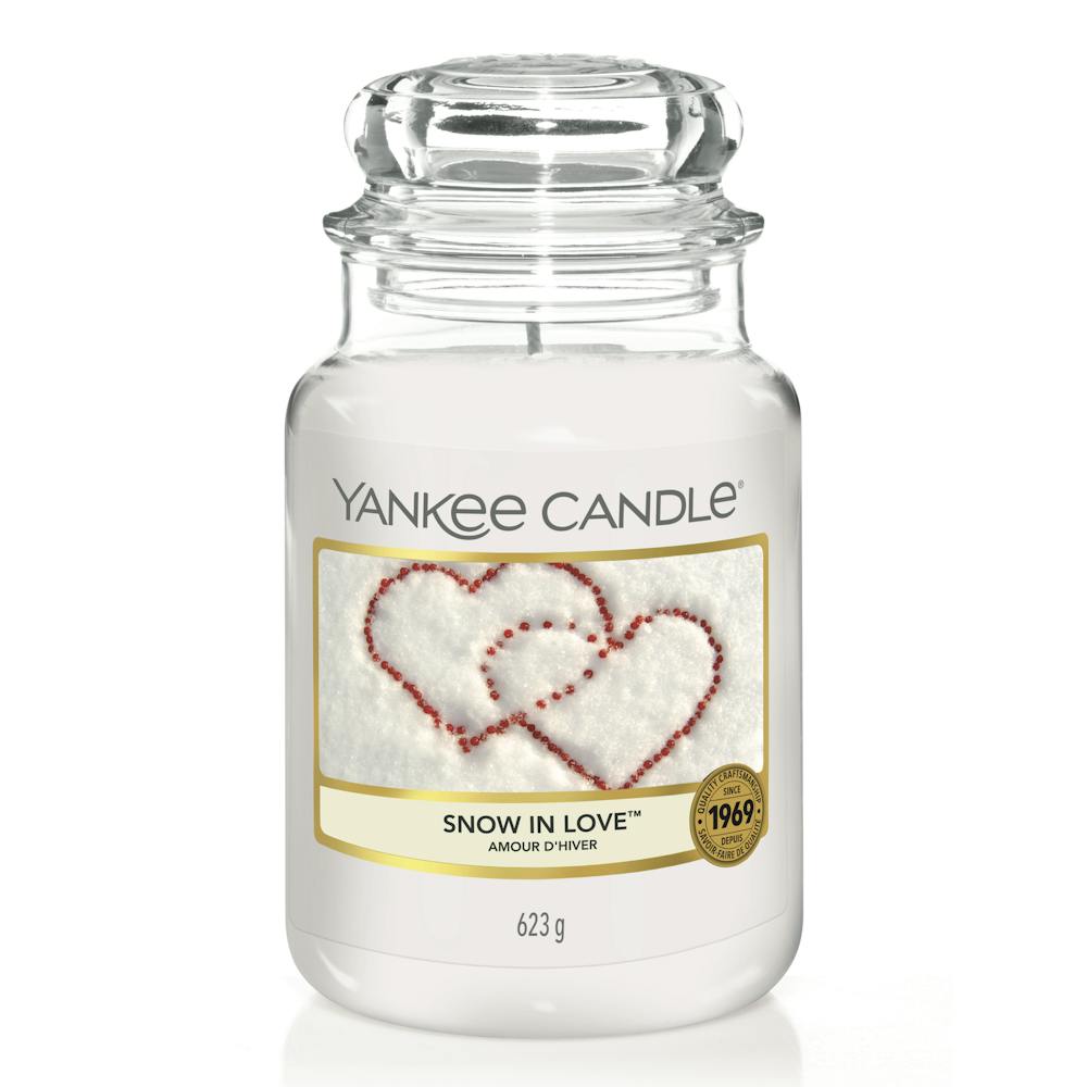 Grande bougie jarre Originale Amour d'hiver | Yankee Candle