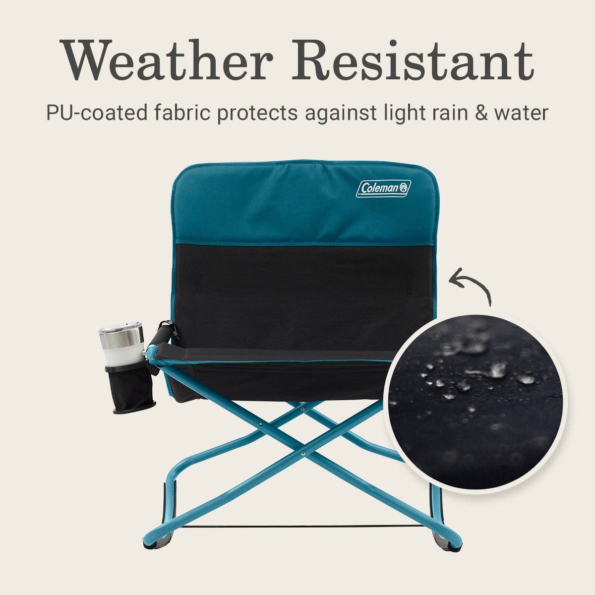 Cross Rocker Outdoor Rocking Chair | Coleman