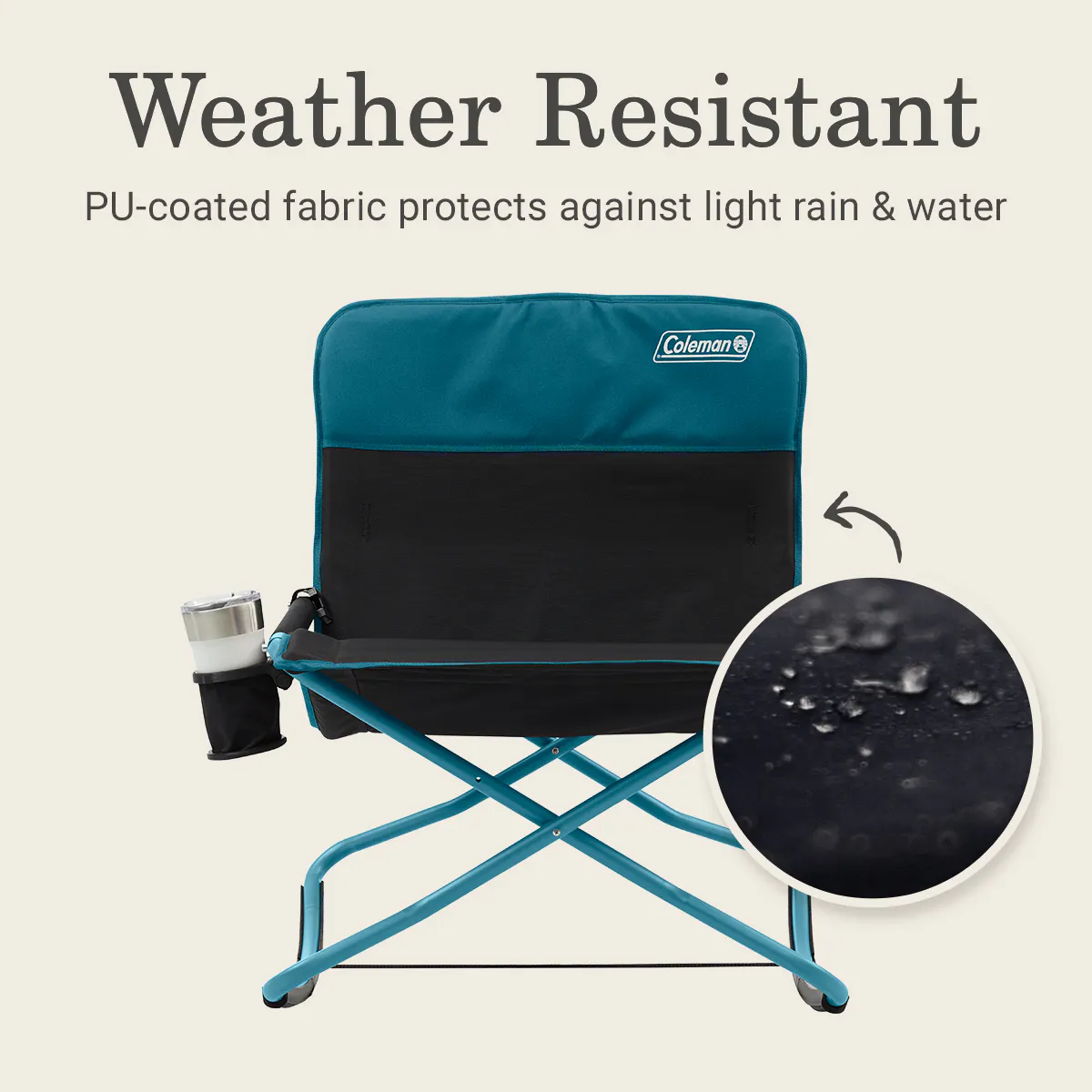 Cross Rocker Outdoor Rocking Chair | Coleman