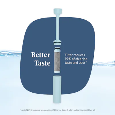 Contigo&reg; Wells Plastic Filter Water Bottle with AUTOSPOUT&reg; Straw Lid, 32 Oz.