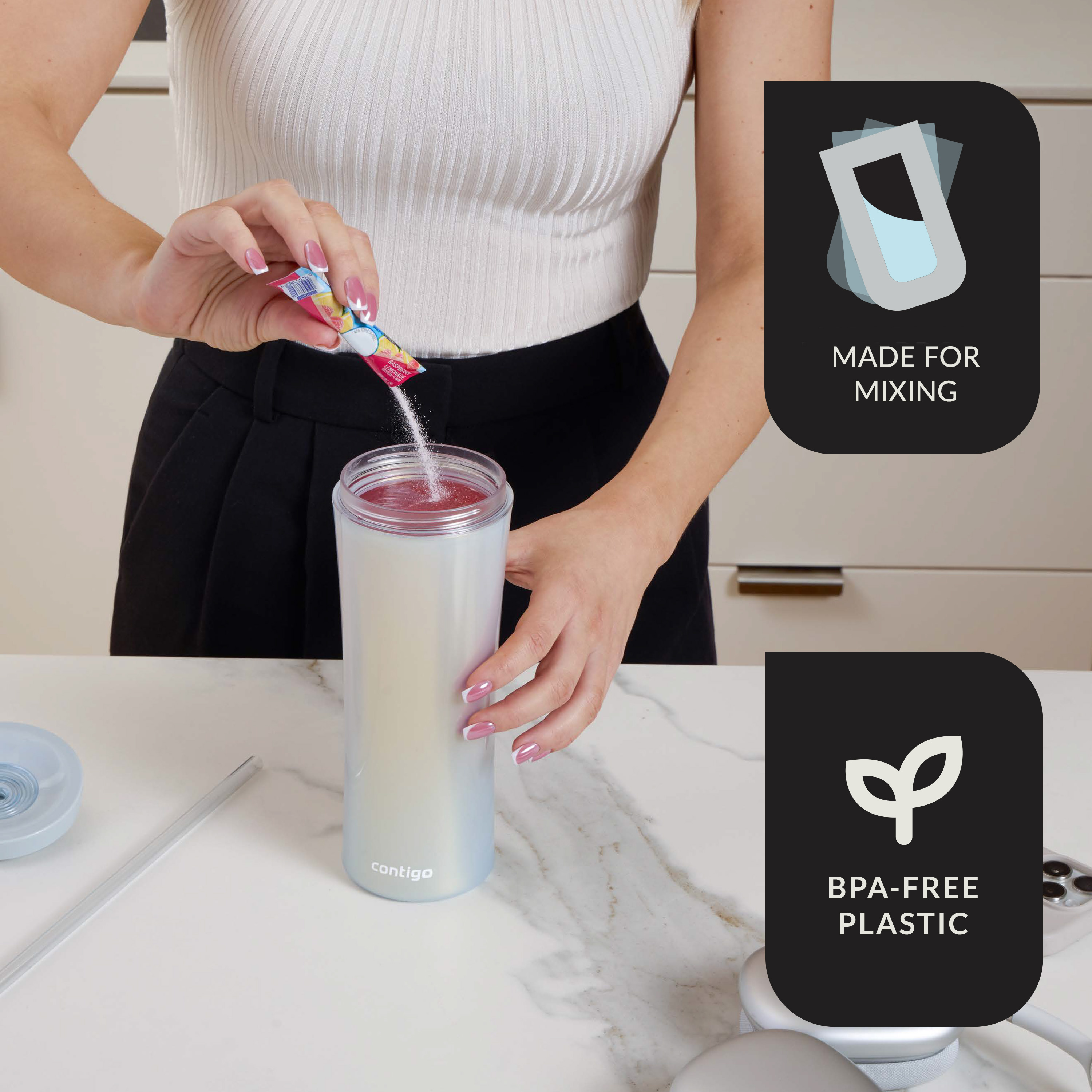 Contigo AUTOCLOSE Shake & Go 20oz, Tumbler - Thumbnail 3