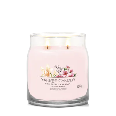 Pink Cherry & Vanilla Candle