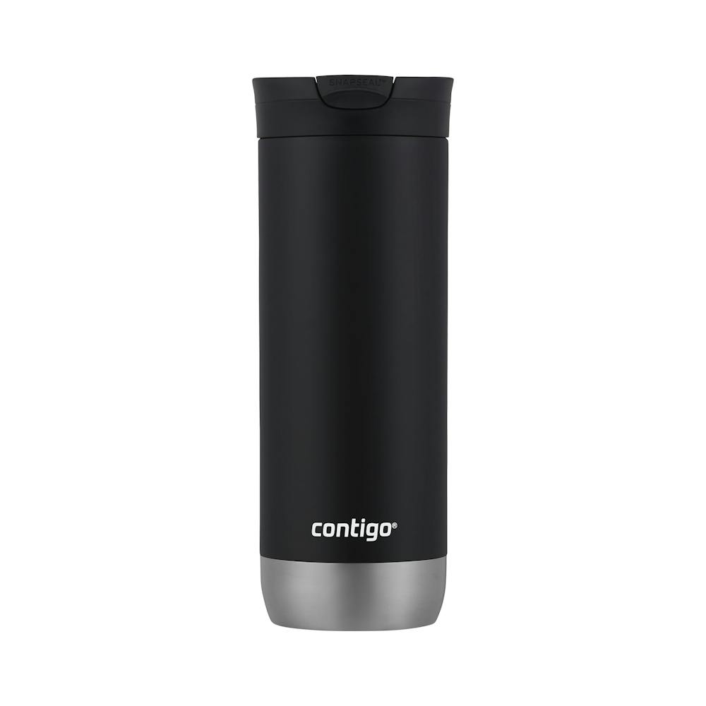 SnapSeal Insulated Stainless Steel Travel Mug, 16 oz., Licorice | Contigo