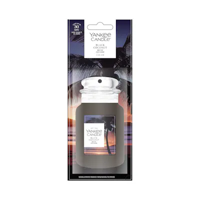 Black Coconut Car Air Freshener