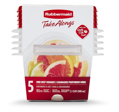 TakeAlongs® Small Square Food Storage Containers