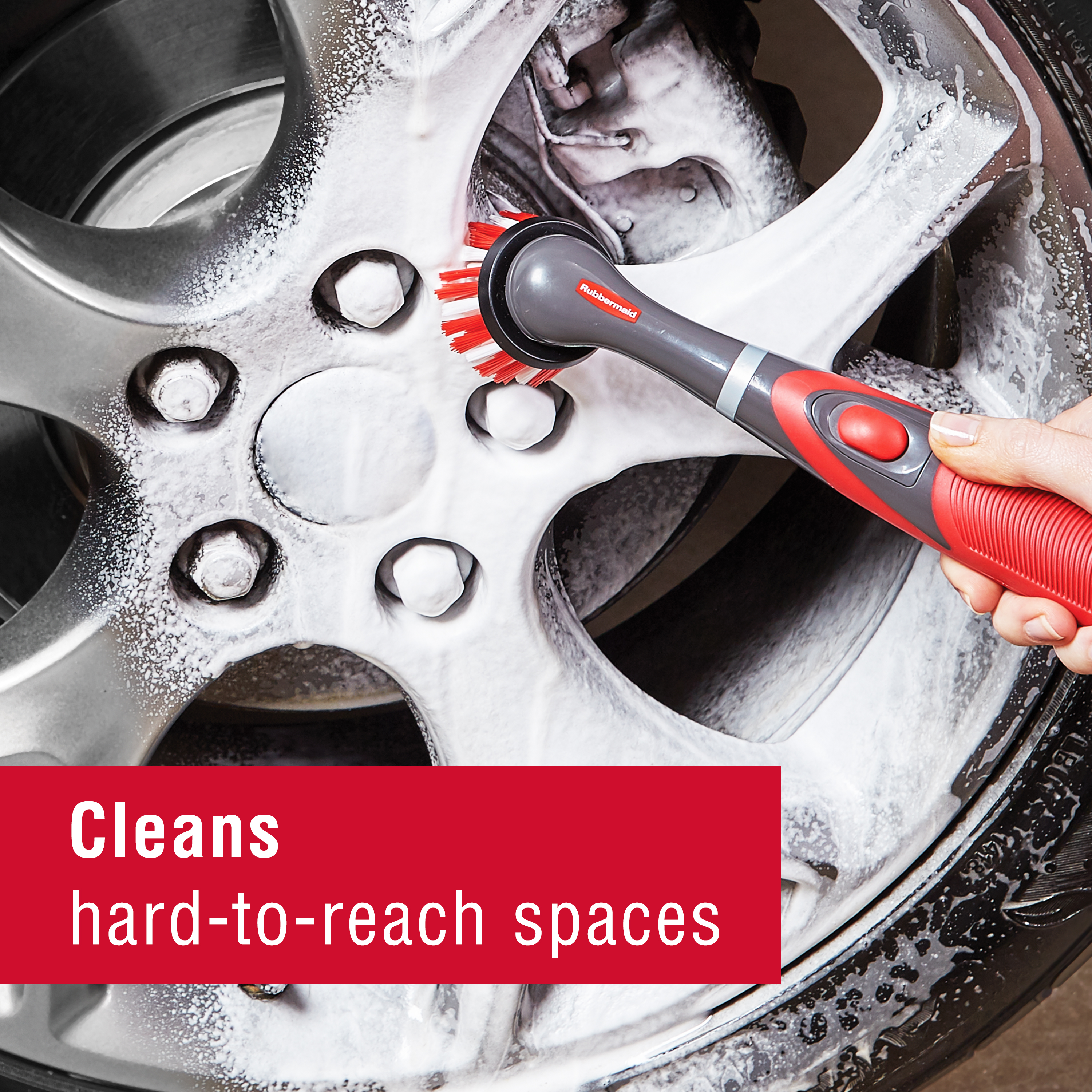 Power Scrubber 18-Piece Kit | Rubbermaid