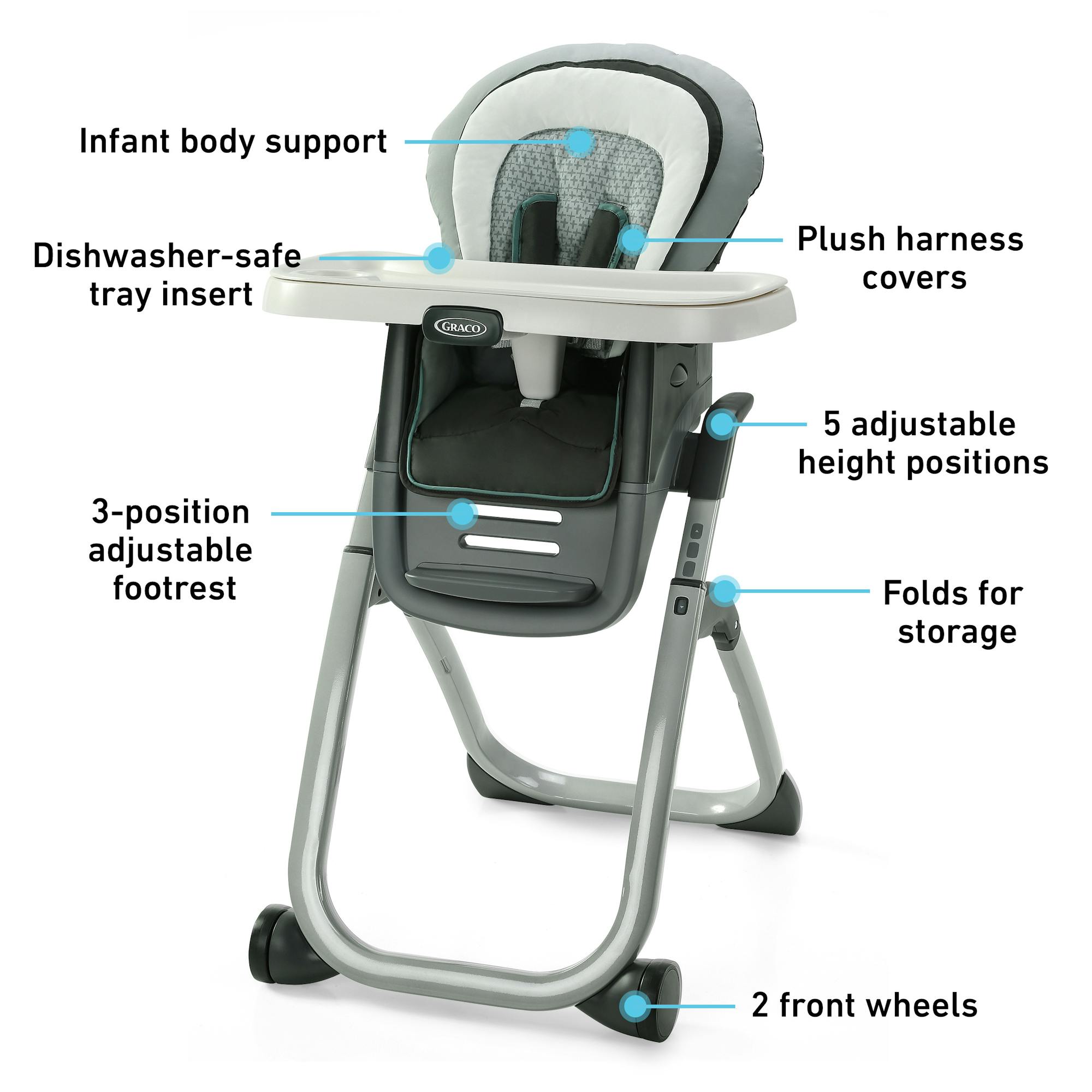 Graco high chair with booster seat sale