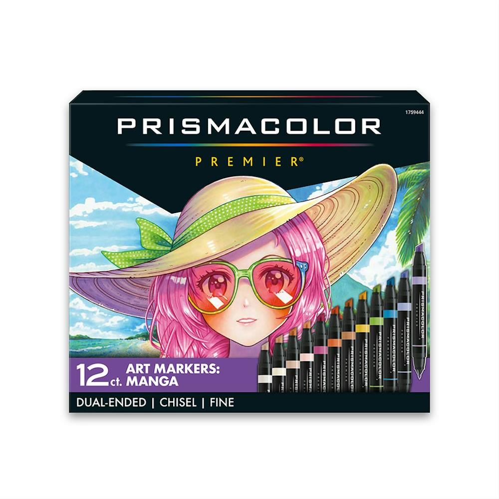 Premier® Dual-Ended Art Marker Sets, Fine and Chisel Tip Prismacolor