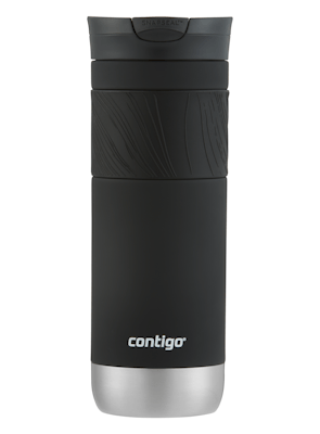 Contigo® Byron 2.0 Stainless Steel Travel Mug with SNAPSEAL™ Lid and Grip, Licorice, 20 oz 