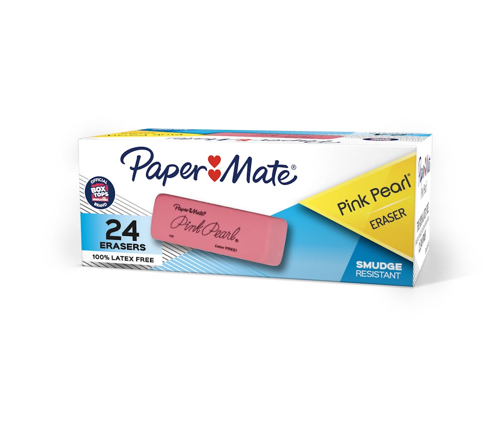 Paper Mate Medium Pink Pearl Erasers | Papermate