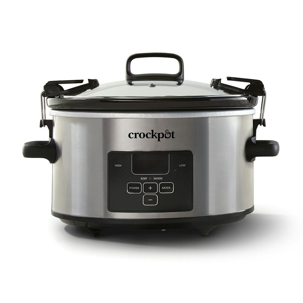 Crock-Pot® Programmable 4-Quart Cook & Carry Slow Cooker, Stainless ...