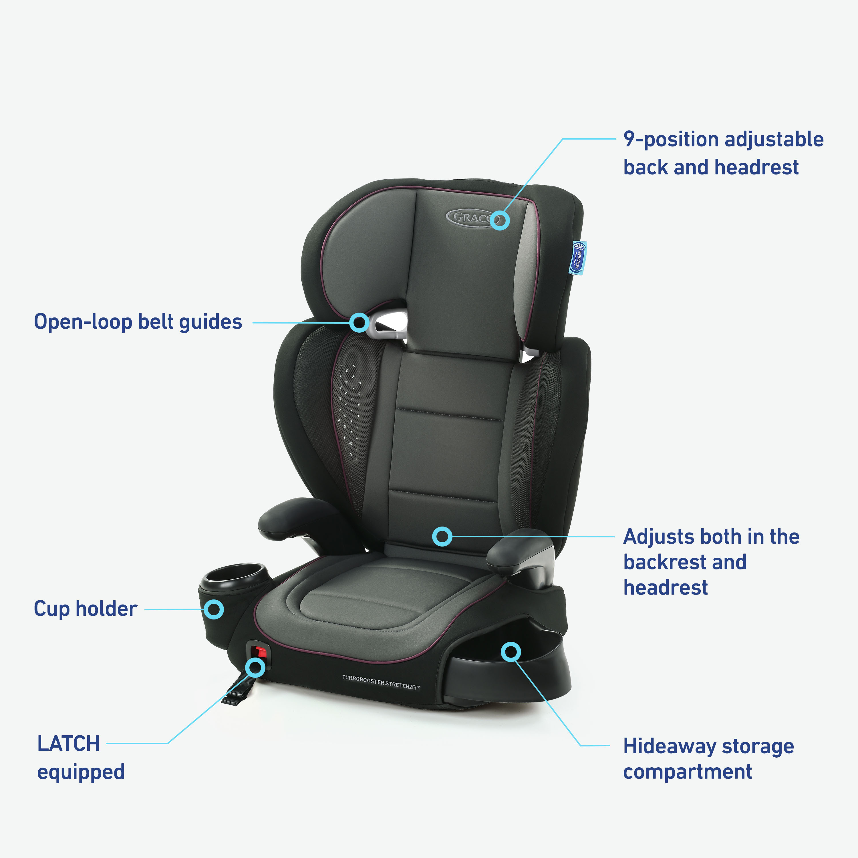 TurboBooster Stretch Booster Seat Graco Baby