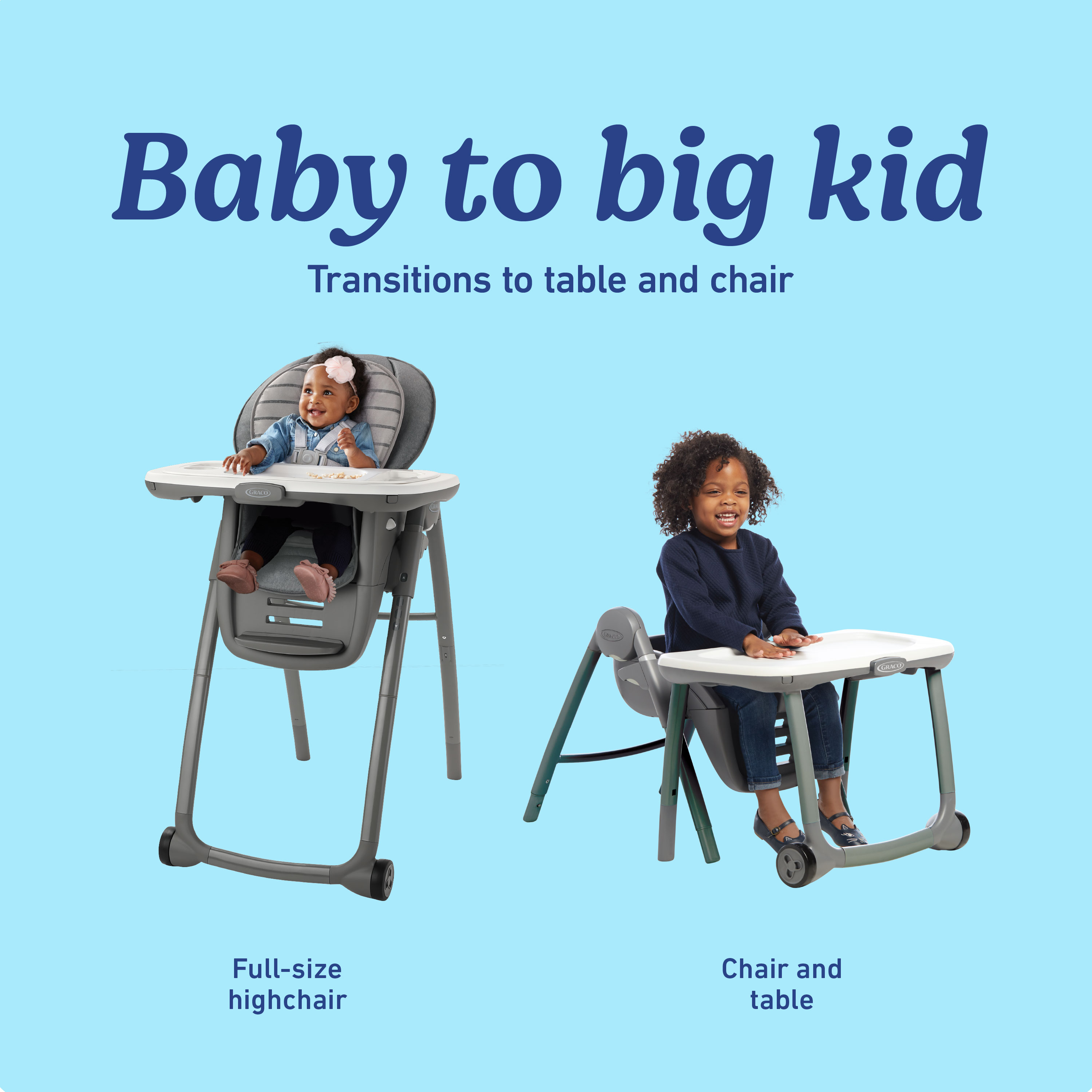 Table2Table™ Premier Fold 7-in-1 High Chair | Graco Baby