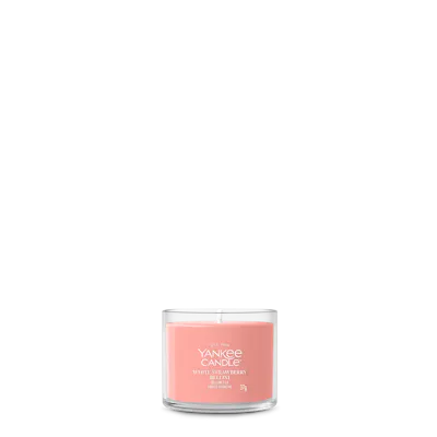 White Strawberry Bellini Kerze