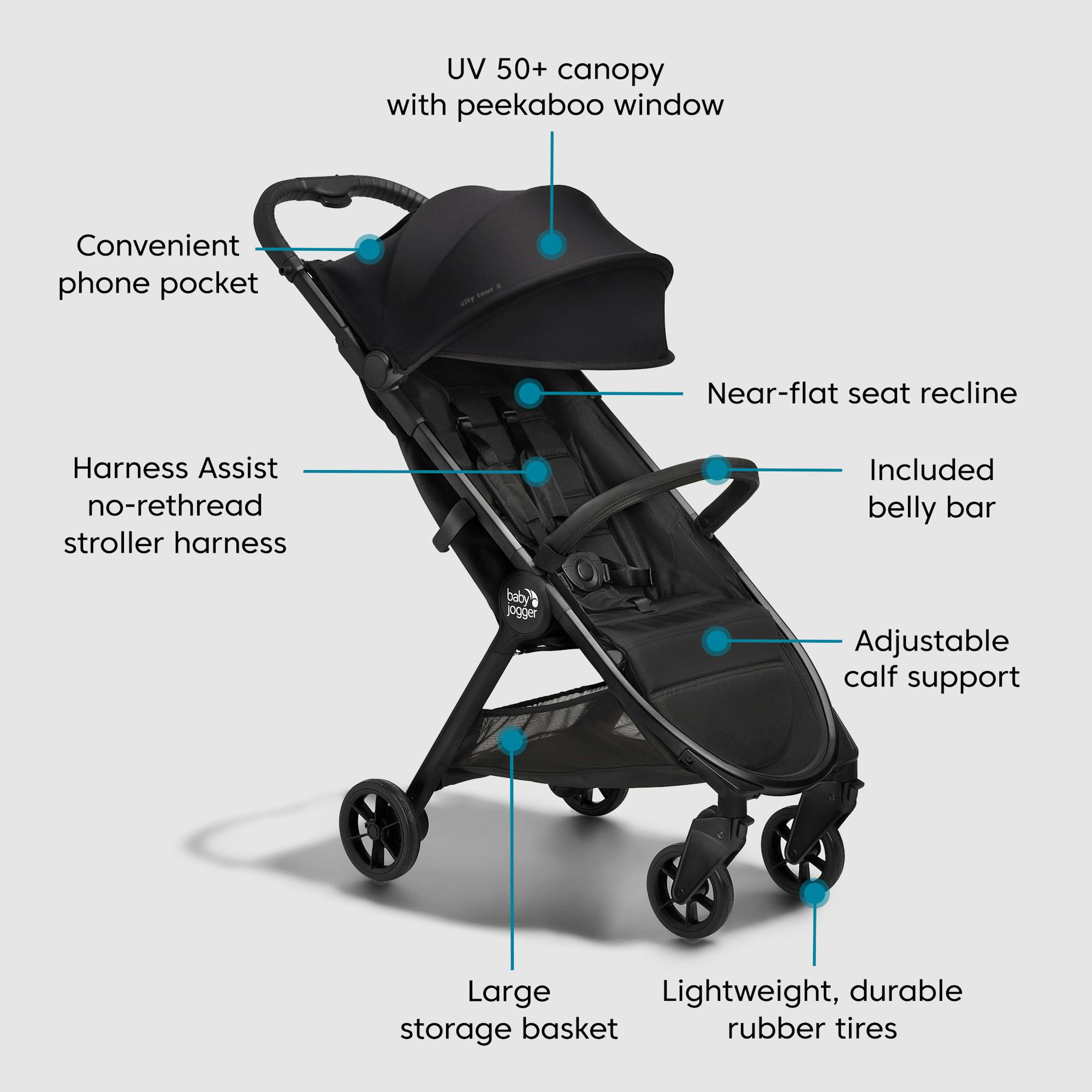 city tour™ 2 Eco stroller | Baby Jogger