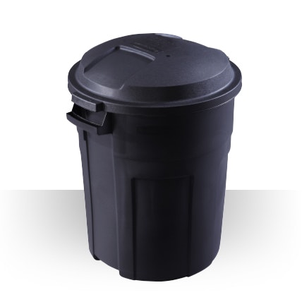 commercial trash can