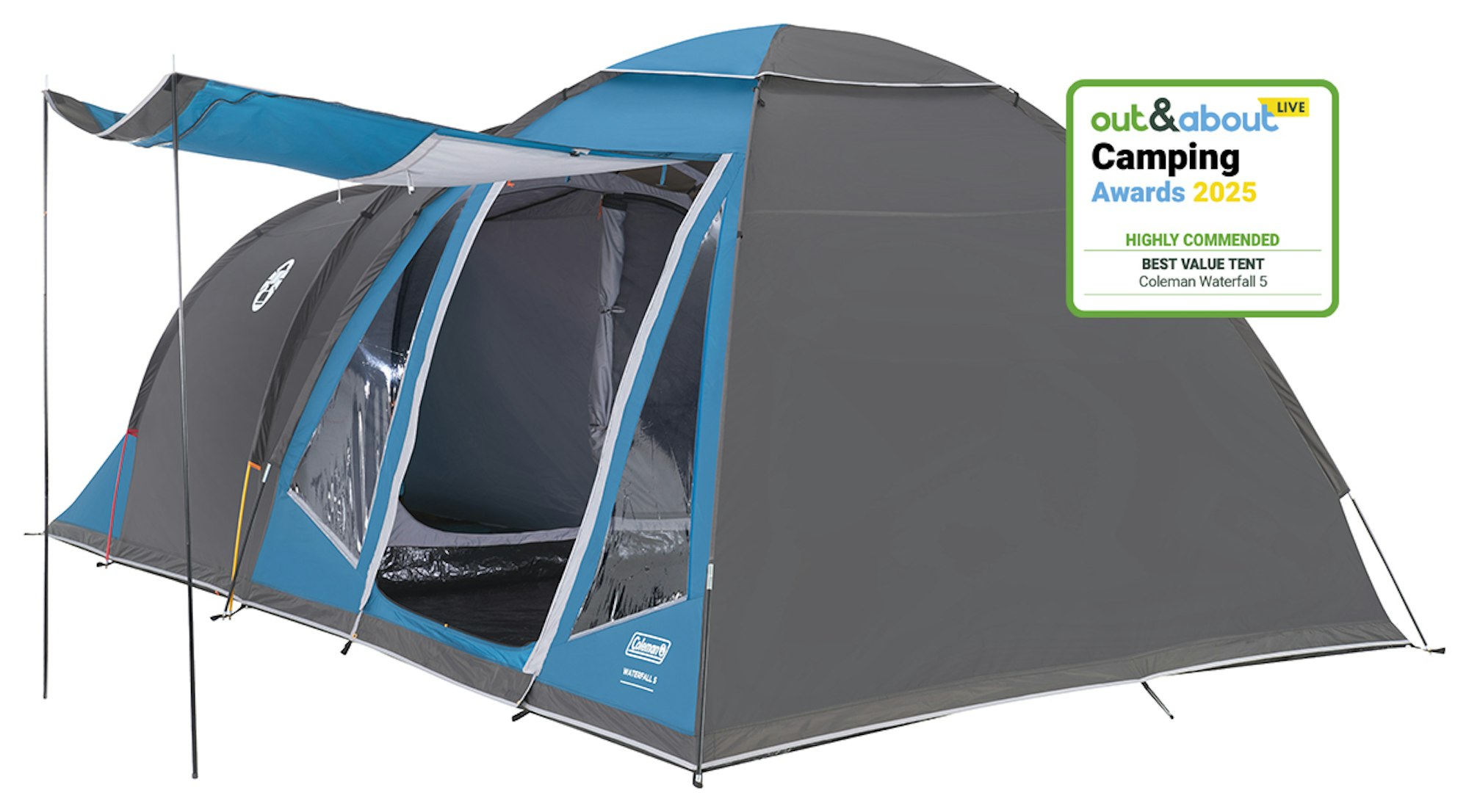 zelt für flohmarkt KANWOD Pavillon 3x3 m TORM, Partyzelt Wasserdicht von 9m² mit 4 Seitenwänden und 3 Fenstern, Faltpavillon Stabil Events, Hochzeit, Garten, Marktstand, Flohmarkt, Grillpavillon mit UV Brand_TQ Systems GmbH Camping Sandaya Blue Bayou Size:48mm