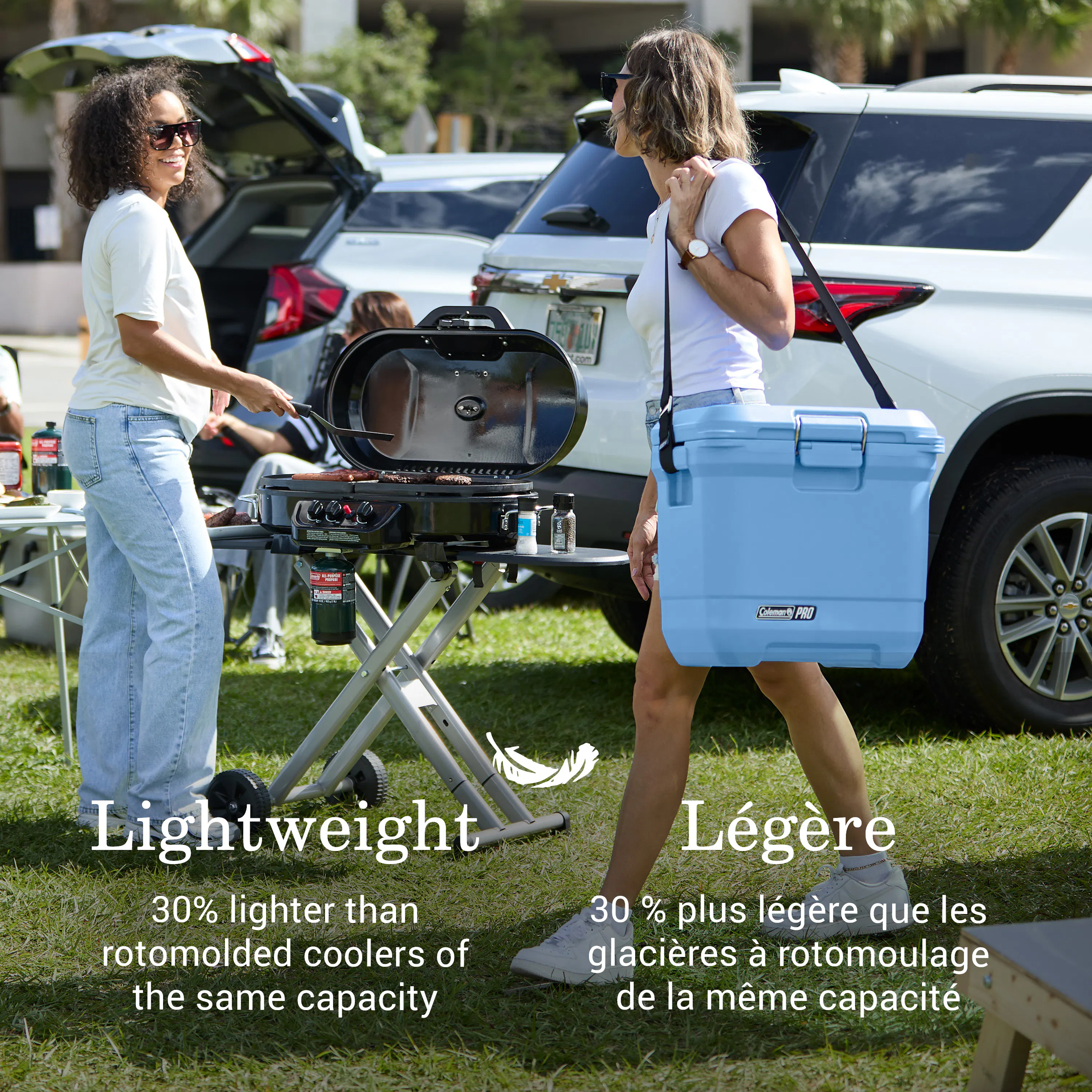 Coleman Pro 25-Quart Hard Cooler, Blue Sky | Coleman CA