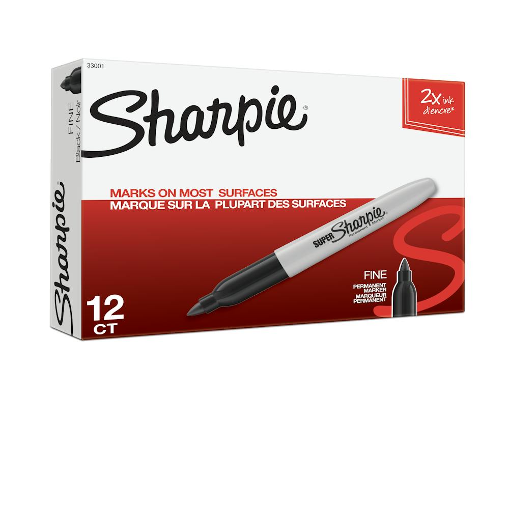 Sharpie Super Permanent Markers, Fine Point | Sharpie