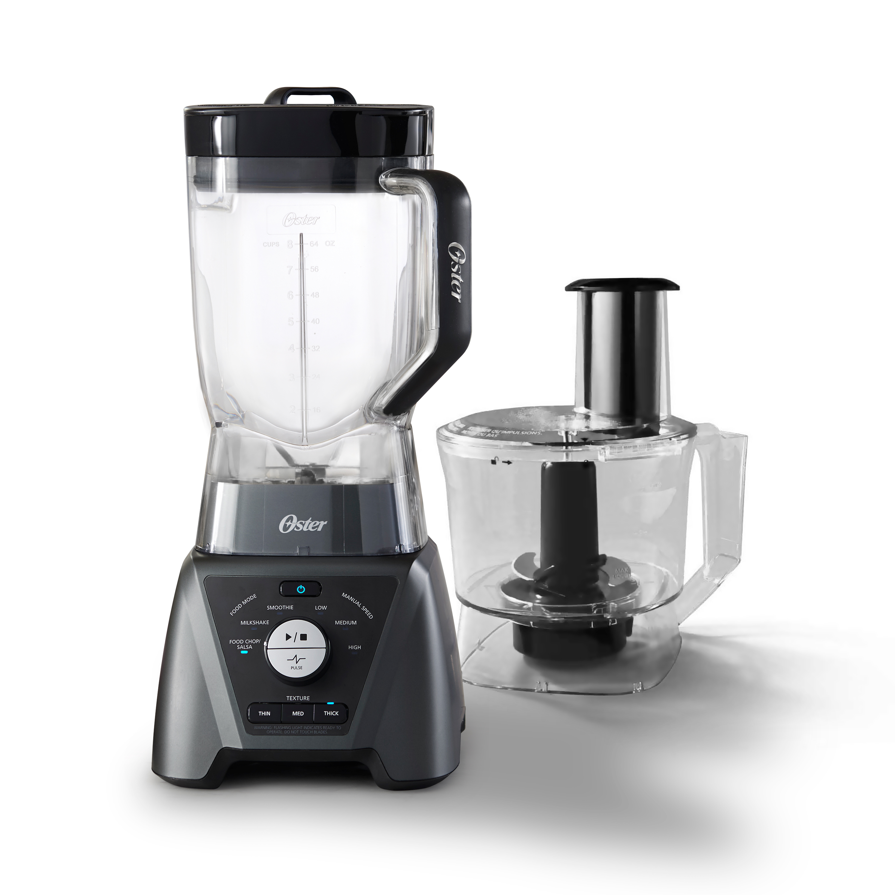 Oster 1200 Watt Pro Blender withTexture Select Settings and fashion 2 Blend-n-go Cups