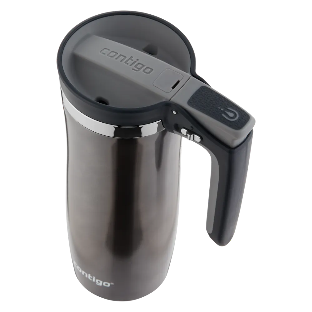 Contigo Handled AUTOSEAL Stainless Steel Travel Mug with Easy-Clean Lid, 16oz