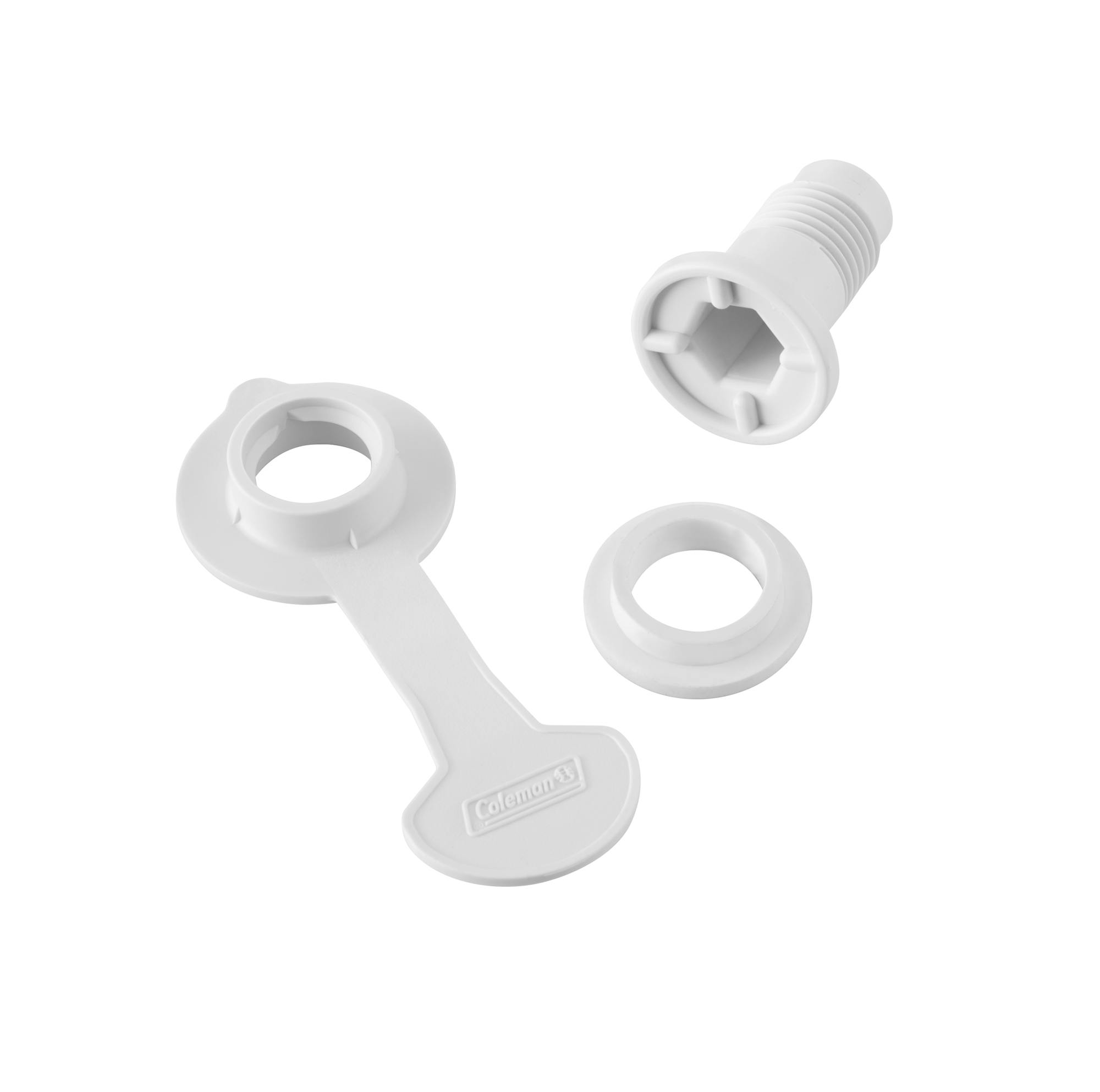 Cooler Drain Assembly, White Coleman