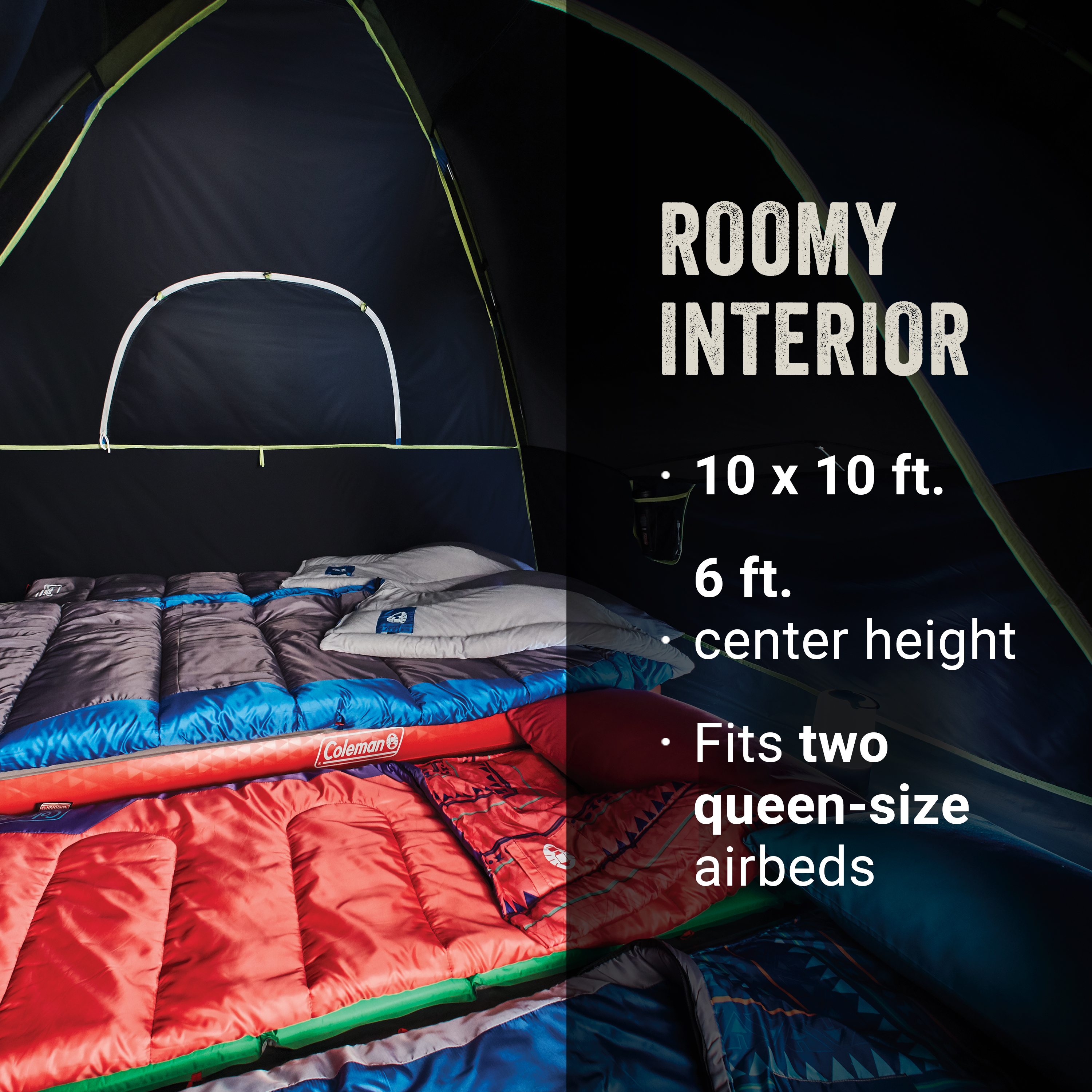 6-Person Dark Room Sundome Tent | Coleman