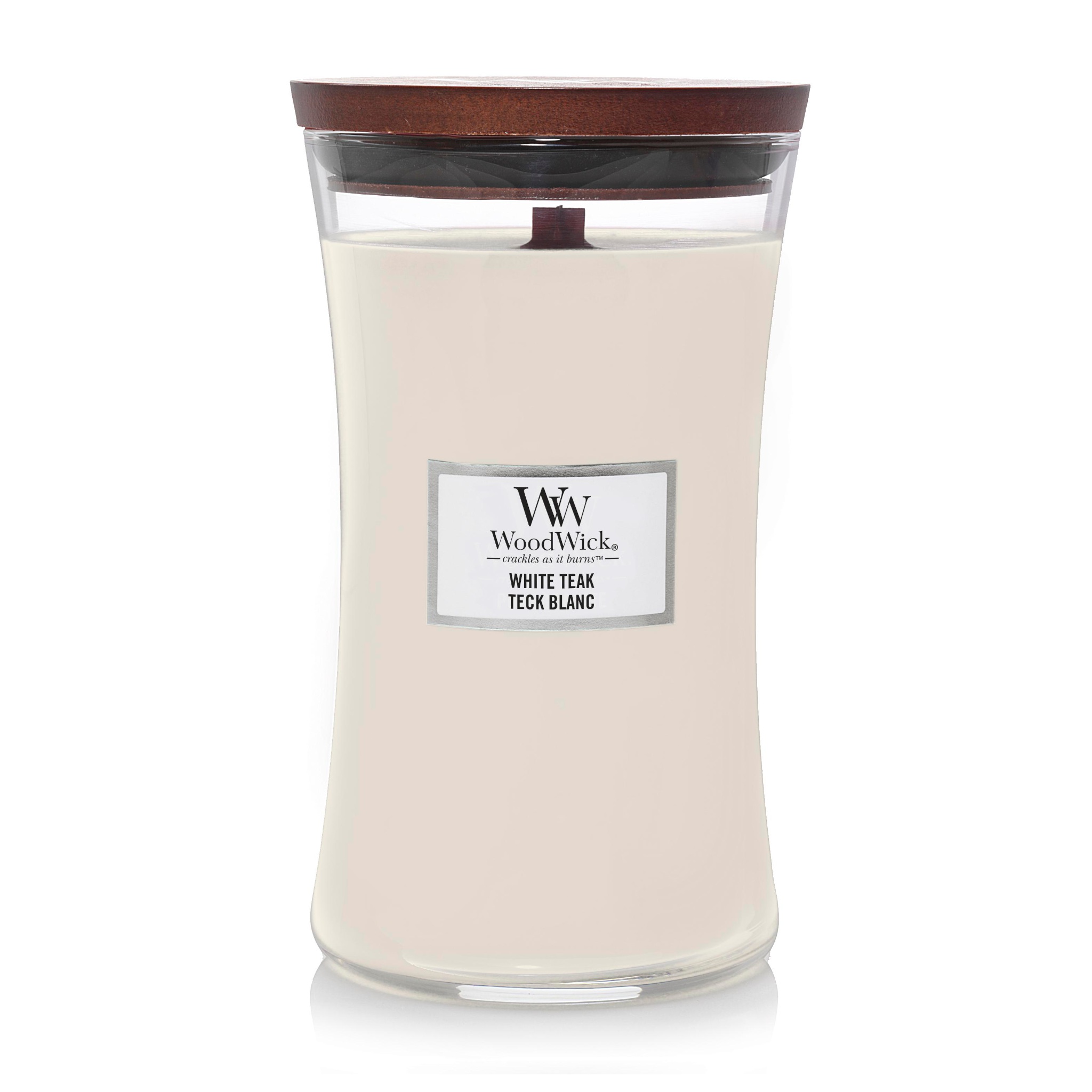Drift Teak Duftkerze, 300 Ml, Sojawachs, Bis Zu 60 Tage Duft & 45h Brenndauer – Für Gemütliche Atmosphäre