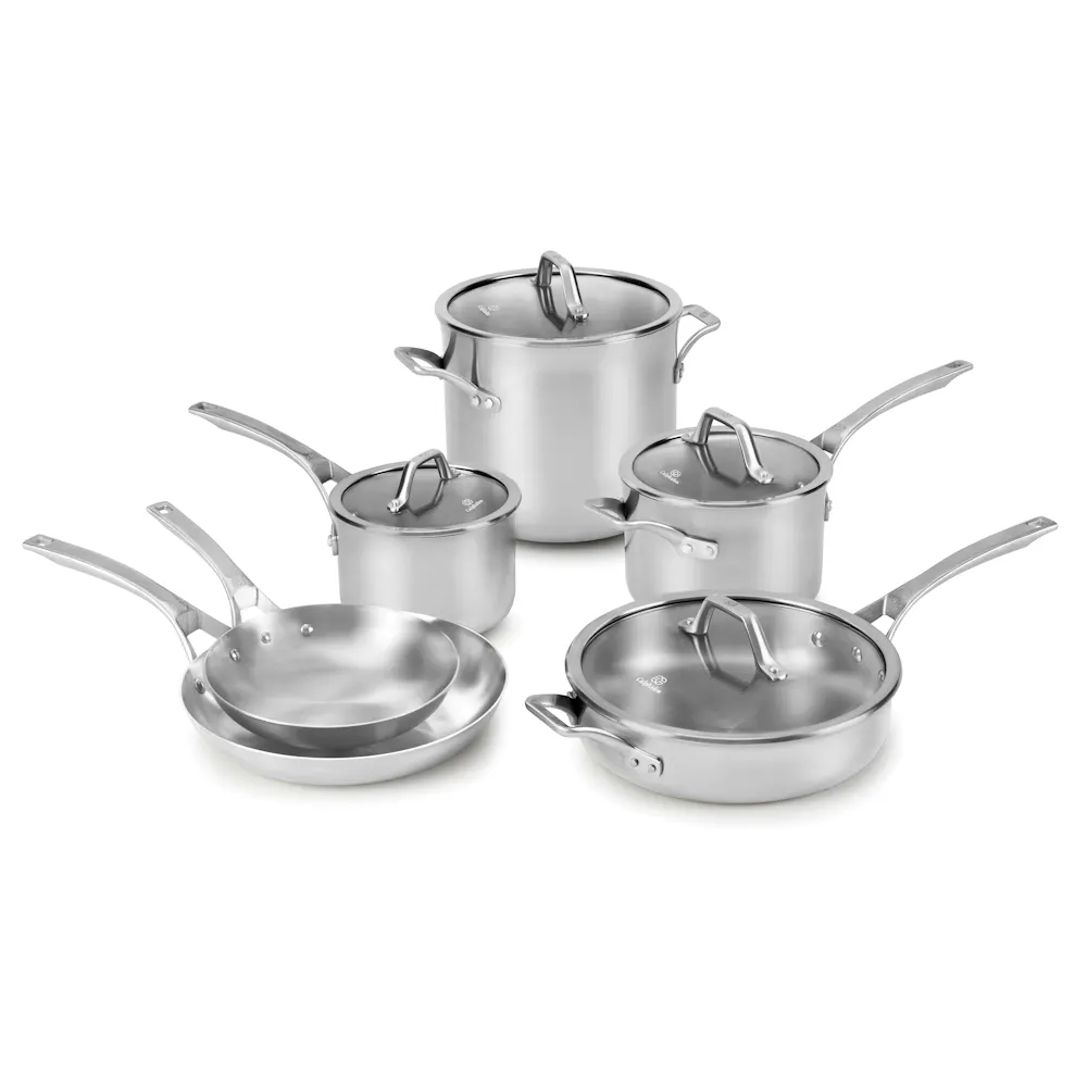 Calphalon - Signature™ Stainless Steel 10-Piece Cookware Set |