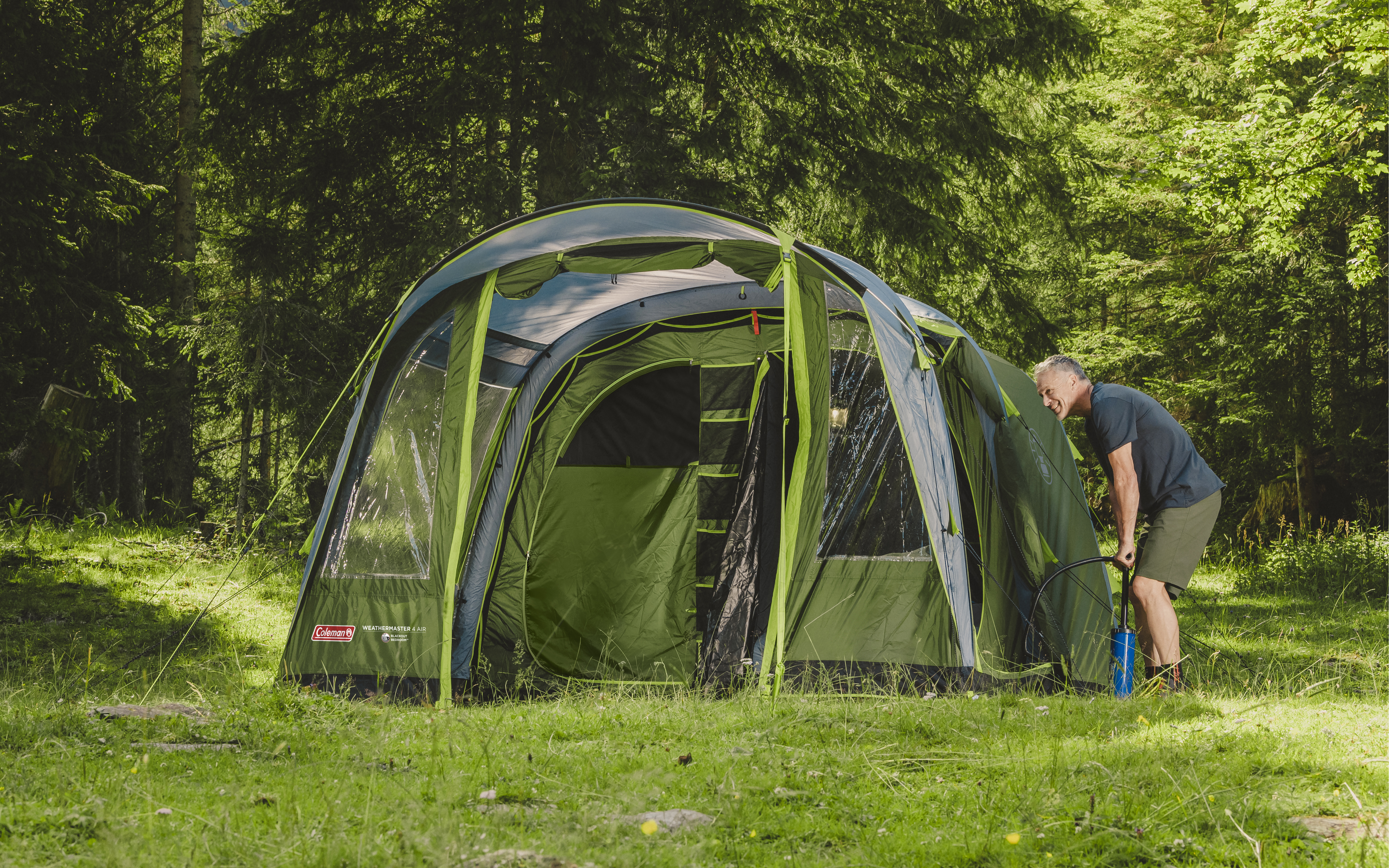 Weathermaster 4 BlackOut Air Tent | Coleman UK