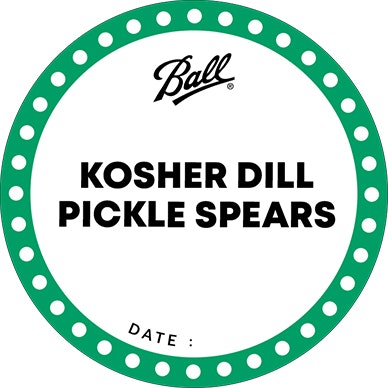 round label for fresh preserving, canning
